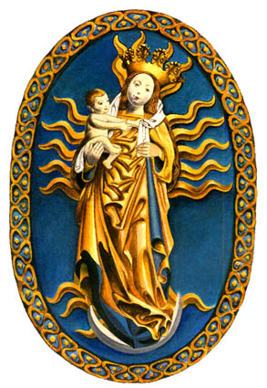 madonna i oval